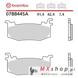 BREMBO 2026/06 KLOCKI HAMULCOWE ROAD SINTER SA (SPIEK METALICZNY) (ECE R90) APRILIA RSV4 / FACTORY '25, DUCATI PANIGALE V4 / STR