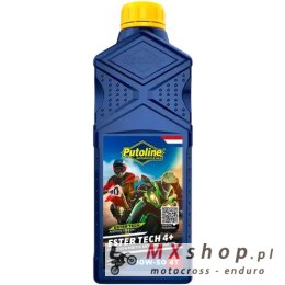 PUTOLINE OLEJ SILNIKOWY 4T 100% SYNTETYK ESTER TECH 4+ 10W50 4L (ROAD / OFF ROAD) (AKC)