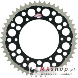 RENTHAL ZĘBATKA TYLNA TWINRING 808 50 (STALOWO-ALUMINIOWA) KOLOR CZARNY SUZUKI RM/RMZ (JTR808.50) (80850)