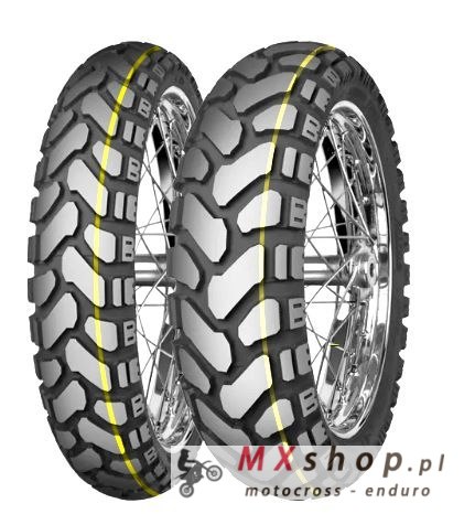 Opona Mitas 120/70B19 E-07+ Enduro Trail Dakar (żółty pasek) 60T TLPRZÓD DOT 2023