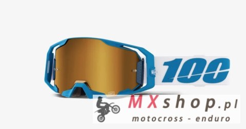 100 PROCENT NOWOŚĆ GOGLE ARMATIC GOGGLE TUCKWELL - TRUE GOLD MIRROR LENS - SZYBKA ZŁOTE LUSTRO