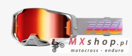 100 PROCENT NOWOŚĆ GOGLE ARMEGA GOGGLE FALLBROOK - RED MIRROR LENS - SZYBKA CZERWONE LUSTRO