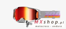 100 PROCENT NOWOŚĆ GOGLE ARMEGA GOGGLE FALLBROOK - RED MIRROR LENS - SZYBKA CZERWONE LUSTRO