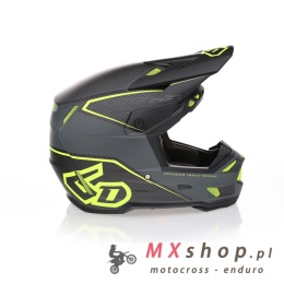 6D HELMETS KASK CROSS/ENDURO ATR-3 ZONE MATTE YELLOW FIM (FRHPhe-02) KOLOR SZARY MAT/ŻÓŁTY ROZMIAR S