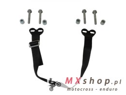 BIKETEC PAS (PASEK) TEKSTYLNY DO WYCIĄGANIA MOTOCYKLA NA PRZÓD DO MOTOCYKLI Z ŚRUBAMI I TULEJKAMI KTM / GASGAS/ HUSQVARNA / BETA