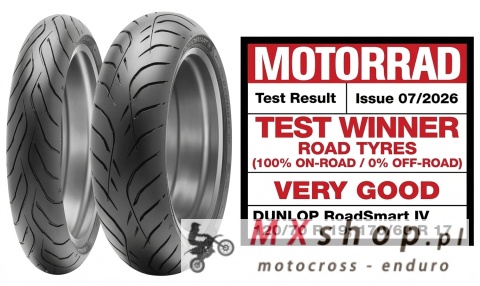 DUNLOP OPONA 130/70ZR17 SPORTMAX ROADSMART IV (62W) TL PRZÓD DOT 10/2026