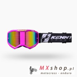 KENNY RACING GOGLE TRACK KOMBAT + ROZMIAR PURPLE KOLOR FIOLETOWY SZYBKA LUSTRO IRIDIUM