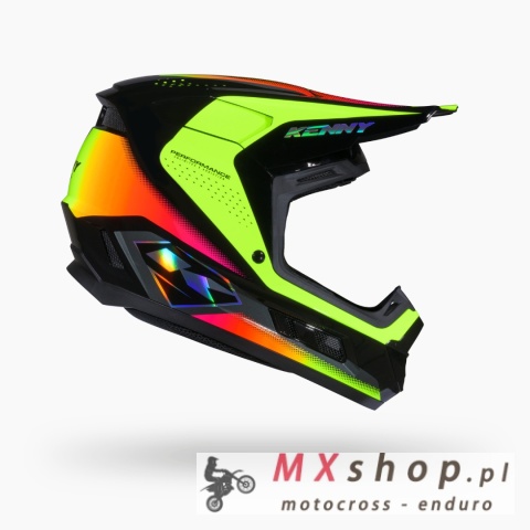 KENNY RACING KASK CROSS/ENDURO DZIECIĘCY/KID/JUNIOR PERFORMANCE GRAPHIC RACING NEON YELLOW ROZMIAR M