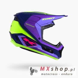 KENNY RACING KASK CROSS/ENDURO DZIECIĘCY/KID/JUNIOR PERFORMANCE GRAPHIC RACING PURPLE ROZMIAR L