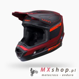 KENNY RACING KASK CROSS/ENDURO PERFORMANCE GRAPHIC CANDY RED MATT KOLOR CZARNY/CZERWONY ROZMIAR M