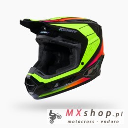 KENNY RACING KASK CROSS/ENDURO PERFORMANCE GRAPHIC RACING NEON YELLOW KOLOR CZARNY/ŻÓŁTY ROZMIAR M