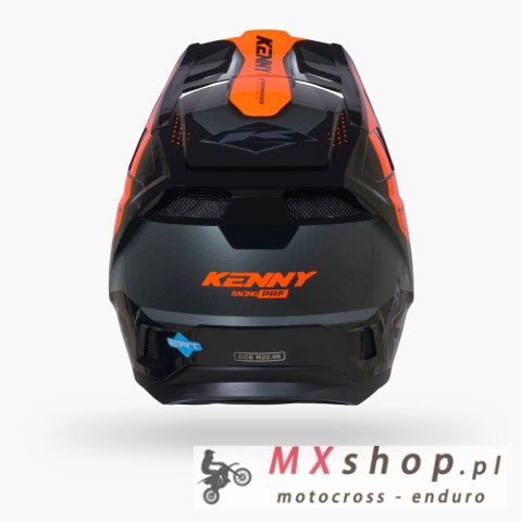 KENNY RACING KASK CROSS/ENDURO PERFORMANCE GRAPHIC RACING ORANGE KOLOR CZARNY/POMARAŃCZOWY ROZMIAR XS
