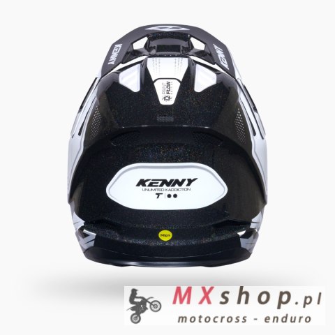 KENNY RACING KASK CROSS/ENDURO TITANIUM GRAPHIC CHAMELELON BLACK KOLOR CZARNY/BIAŁY ROZMIAR XXL
