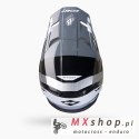 KENNY RACING KASK CROSS/ENDURO TRACK GRAPHIC BLAST BLACK KOLOR CZARNY/SZARY/BIAŁY ROZMIAR XL