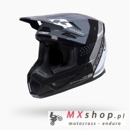 KENNY RACING KASK CROSS/ENDURO TRACK GRAPHIC BLAST BLACK KOLOR CZARNY/SZARY/BIAŁY ROZMIAR M