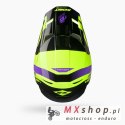 KENNY RACING KASK CROSS/ENDURO TRACK GRAPHIC BLAST BLACK NEON KOLOR ŻÓŁTY FLUO/CZARNY/FIOLETOWY ROZMIAR L