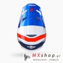 KENNY RACING KASK CROSS/ENDURO TRACK GRAPHIC BLAST PATRIOT KOLOR NIEBIESKI/BIAŁY/CZERWONY ROZMIAR L
