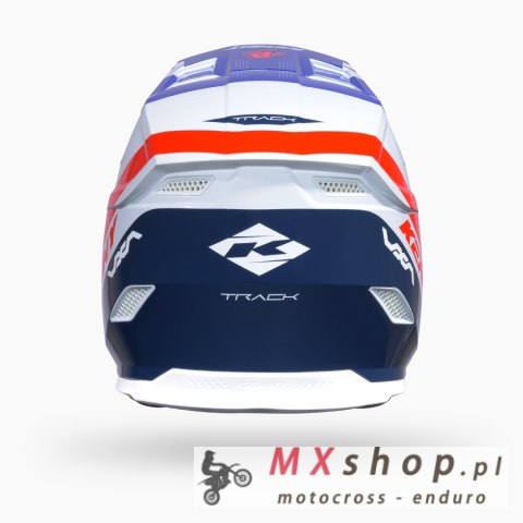KENNY RACING KASK CROSS/ENDURO TRACK GRAPHIC BLAST PATRIOT KOLOR NIEBIESKI/BIAŁY/CZERWONY ROZMIAR M