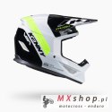 KENNY RACING KASK CROSS/ENDURO TRACK GRAPHIC BLAST WHITE NEON YELLOW KOLOR BIAŁY/ŻÓŁTY FLUO/CZARNY ROZMIAR XL