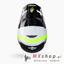 KENNY RACING KASK CROSS/ENDURO TRACK GRAPHIC BLAST WHITE NEON YELLOW KOLOR BIAŁY/ŻÓŁTY FLUO/CZARNY ROZMIAR S