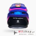 KENNY RACING KASK CROSS/ENDURO TRACK GRAPHIC + FOCUS CANDY BLUE KOLOR NIEBIESKI/BIAŁY/ POMARAŃCZOWY ROZMIAR XL