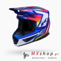 KENNY RACING KASK CROSS/ENDURO TRACK GRAPHIC + FOCUS CANDY BLUE KOLOR NIEBIESKI/BIAŁY/ POMARAŃCZOWY ROZMIAR M