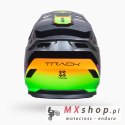 KENNY RACING KASK CROSS/ENDURO TRACK GRAPHIC + FOCUS NEON KOLOR CZARNY/SZARY/ŻÓŁTY FLUO ROZMIAR L