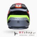 KENNY RACING KASK CROSS/ENDURO TRACK GRAPHIC + FOCUS RED KOLOR CZERWONY/ŻÓŁTY FLUO/ CZARNY ROZMIAR L