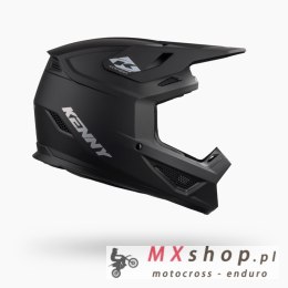 KENNY RACING KASK CROSS/ENDURO TRACK SOLID MATT BLACK SOLID MATT BLACK KOLOR CZARNY ROZMIAR XXL