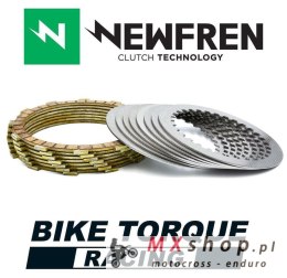 NEWFREN TARCZE SPRZĘGŁOWE RACING Z PRZEKŁADKAMI KAWASAKI NINJA 400 '18-'22; NINJA KRT EDITION 400 '18-'19; Z DKF 400 '19-'22