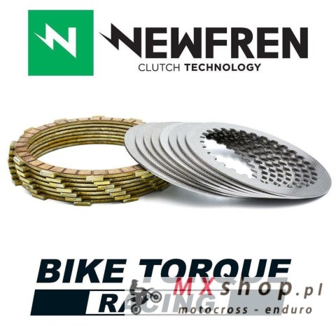 NEWFREN TARCZE SPRZĘGŁOWE RACING Z PRZEKŁADKAMI KAWASAKI NINJA 400 '18-'22; NINJA KRT EDITION 400 '18-'19; Z DKF 400 '19-'22