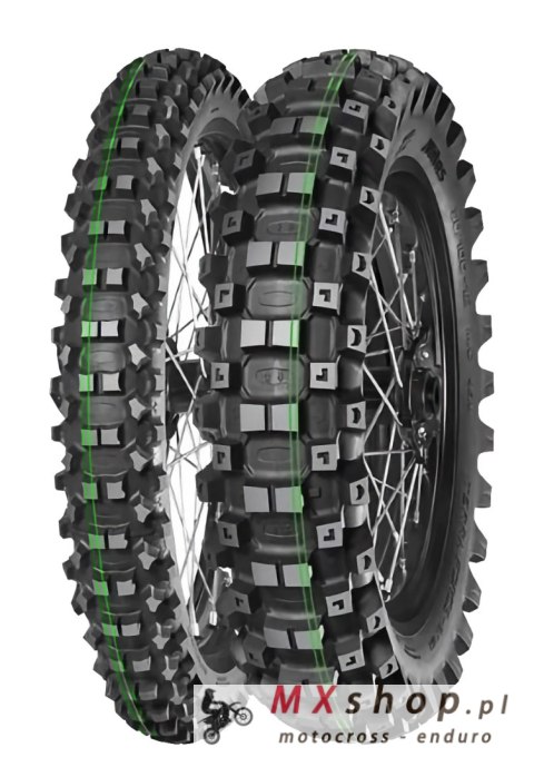 Opona Mitas 110/100-18 Terra Force-EX MH Super Soft (podwójny zielony pasek) 64M TT TYŁ DOT 2023 Opona Mitas 110/100-18 Terra Force-EX MH Super Soft (podwójny zielony pasek) 64M TT TYŁ DOT 2023