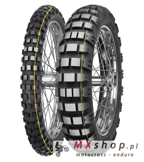 Opona Mitas 110/80-19 E-09 Dakar (żółty pasek) 59R TL M+S PRZÓD DOT 2023