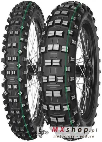 Opona Mitas 120/90-18 Terra Force-EF Super Light 65M TT (zielony pasek) TYŁ DOT 2022